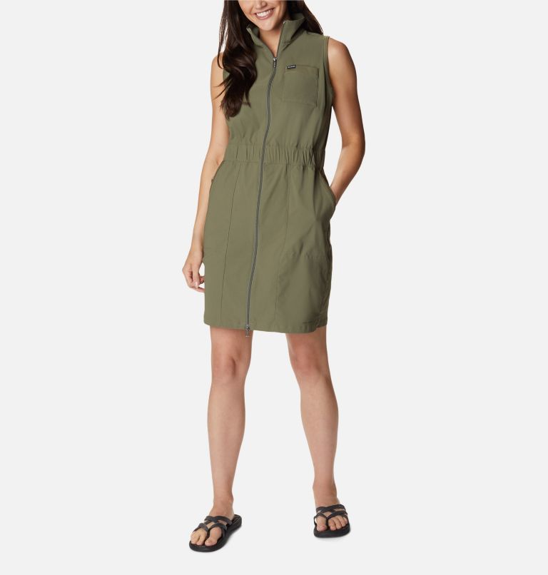 Women's Leslie Falls Dress, Color: Stone Green, image 1