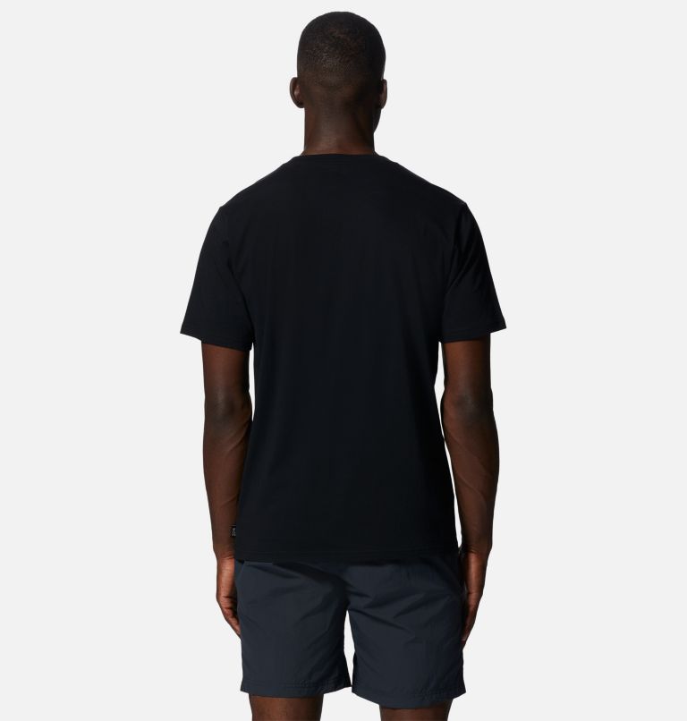 Thumbnail: Men's Altitude Stairs Short Sleeve, Color: Black, image 2