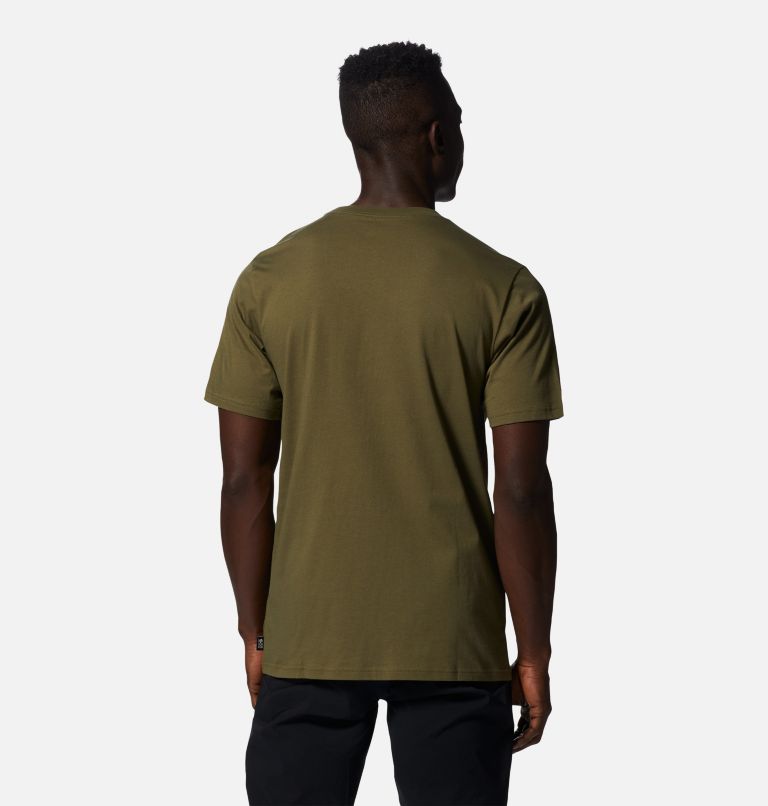 Men's Altitude Stairs Short Sleeve, Color: Combat Green, image 2