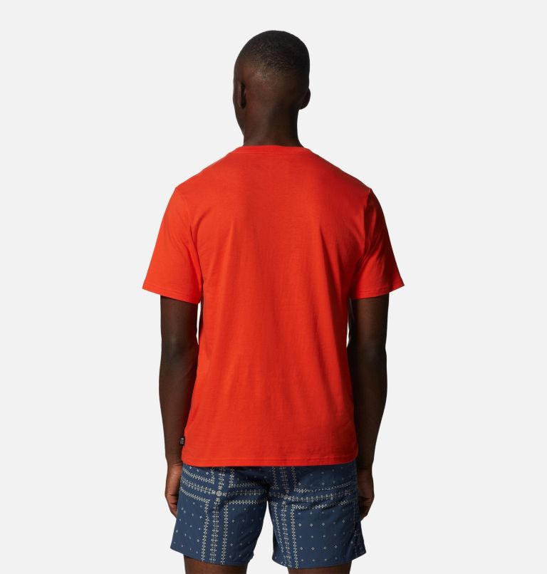 Men's Altitude Stairs Short Sleeve, Color: State Orange, image 2