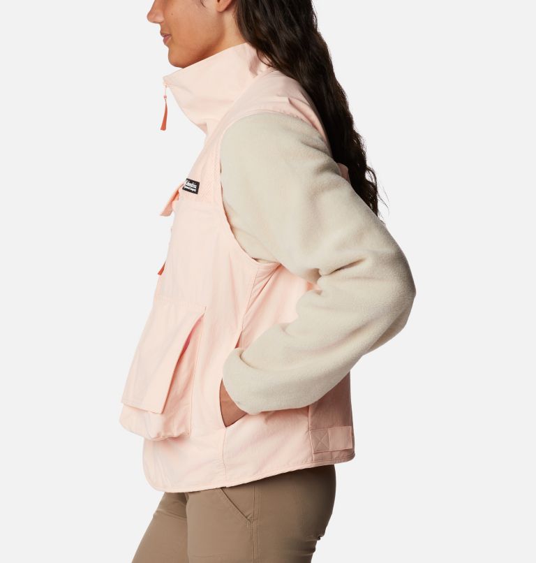 Women's Skeena River Jacket, Color: Peach Blossom, Ancient Fossil, image 3