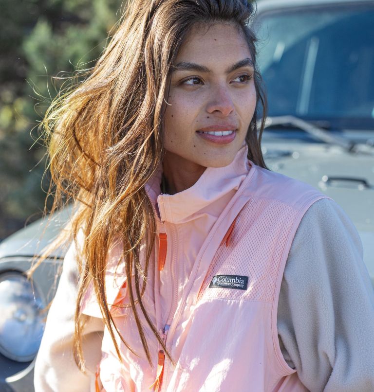 Thumbnail: Women's Skeena River Jacket, Color: Peach Blossom, Ancient Fossil, image 12