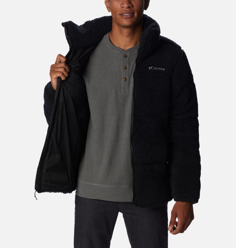 Chaqueta acolchada de forro polar sherpa Puffect™ para hombre