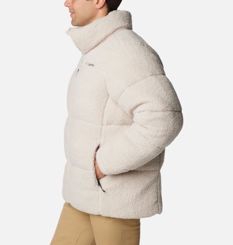 Casaco acolchoado de forro polar sherpa da Columbia Puffect™ para homem