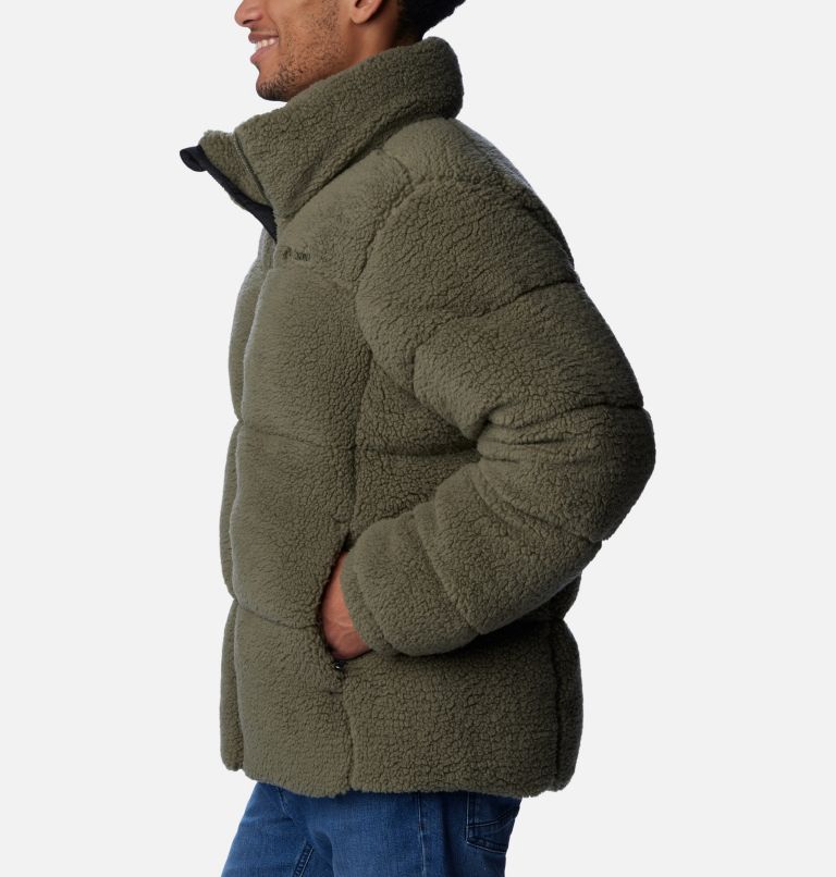Doudoune Sherpa Puffect Homme, Color: Stone Green, image 3