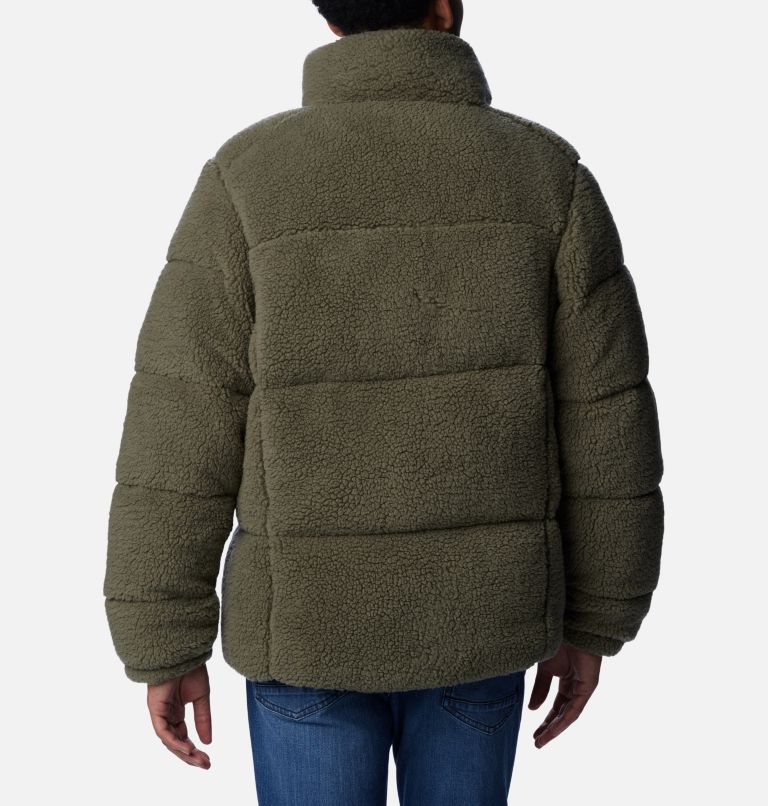 Thumbnail: Doudoune Sherpa Puffect Homme, Color: Stone Green, image 2