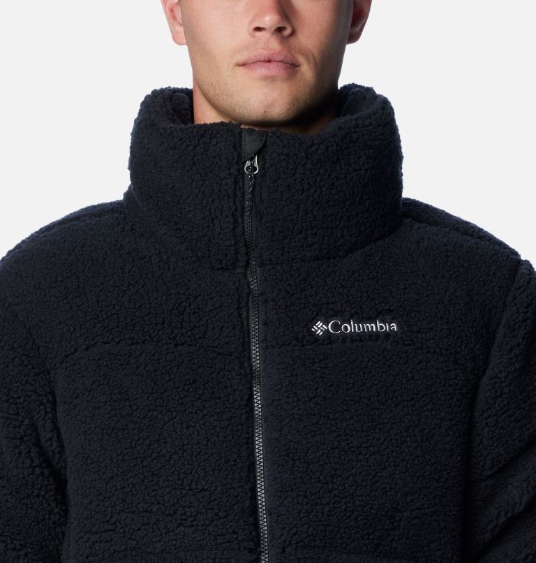 Thumbnail: Men's Puffect Sherpa Jacket, Color: Black, image 4
