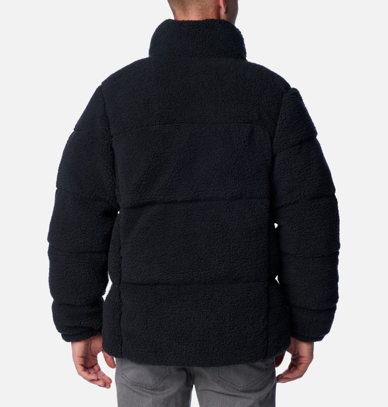 Thumbnail: Men's Puffect Sherpa Jacket, Color: Black, image 2