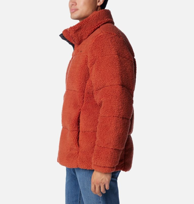 Thumbnail: Men's Puffect Sherpa Jacket, Color: Warp Red, image 3