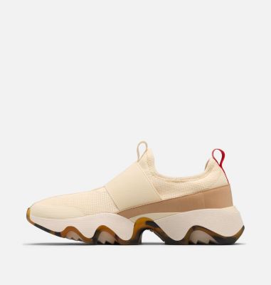 Women's Kinetic Impact II Strap Sneaker, Color: Honey White, Chalk, image 6