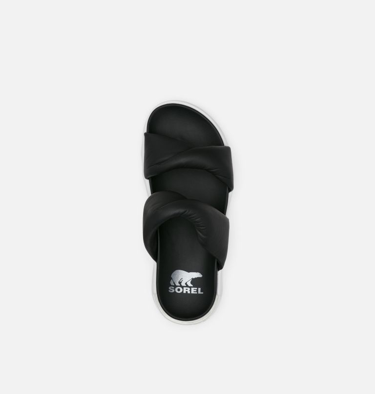Women's VIIBE Twist Slide Sandal, Color: Black, Sea Salt, image 5