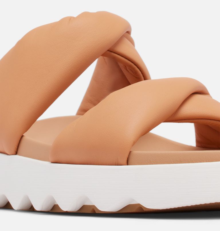 VIIBE Twist Slide Women's Flat Sandal, Color: Honest Beige, Sea Salt, image 9