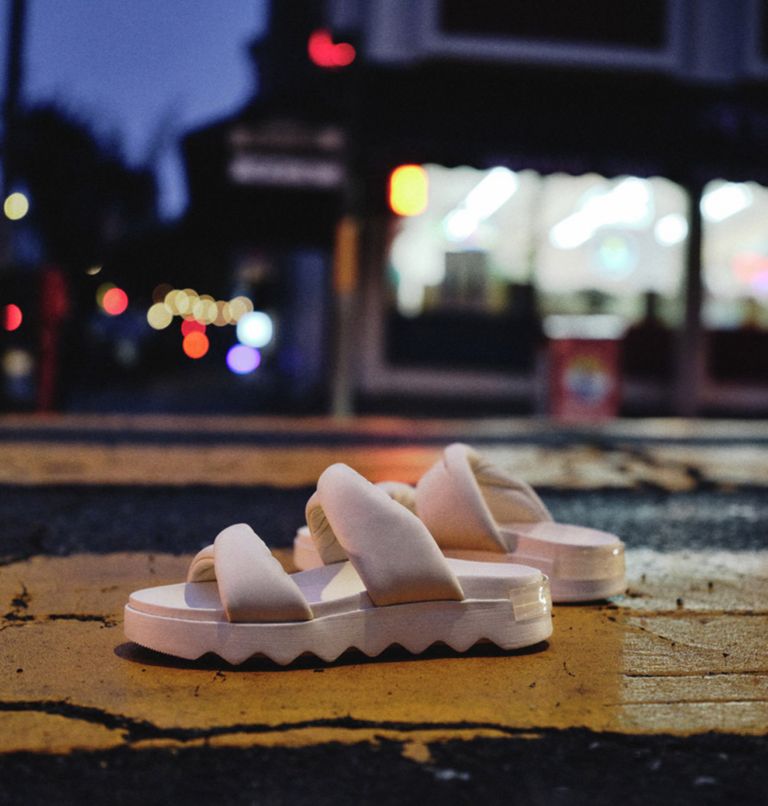 Sandali Viibe Twist Slide da donna, Color: Honey White, Gum, image 12