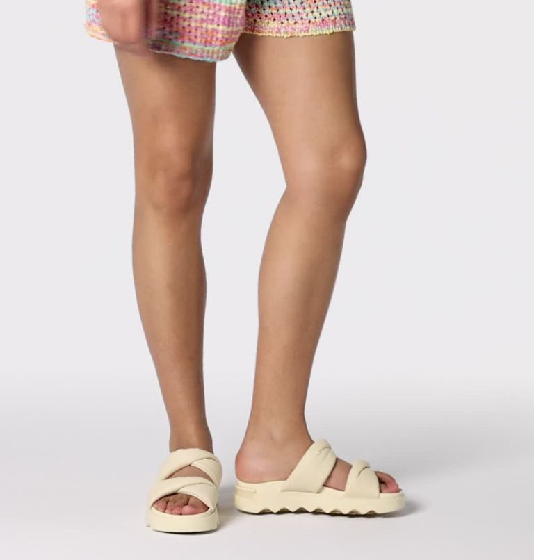 Sandali Viibe Twist Slide da donna, Color: Honey White, Gum