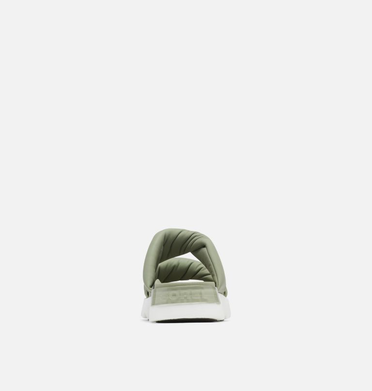 Women's Viibe Twist Slide, Color: Safari, Stone Green, image 3