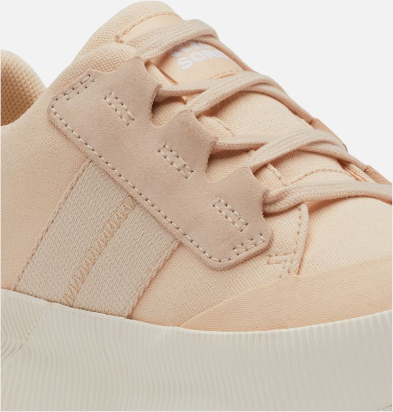 Women's Out N About III Low Canvas Sneaker, Color: White Peach, Chalk, image 8