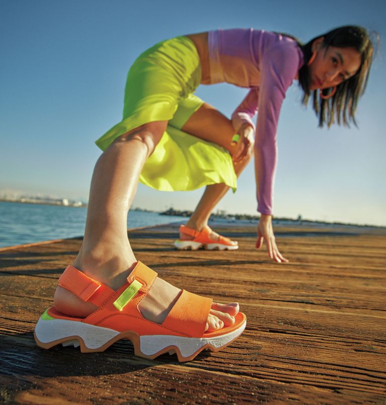 Thumbnail: Sandale à enfiler Kinetic Impact II pour femmes, Color: Koi, Radiation, image 11