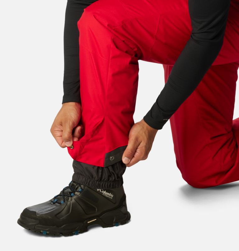 Men's Gulfport Insulated Ski Pants, Color: Mountain Red, image 9