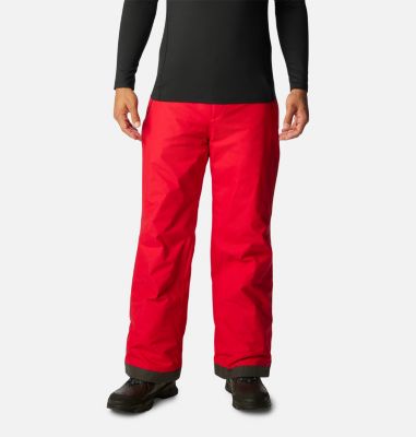 Columbia Men's Powder Stash Pant, Mountain Red - Nature tee