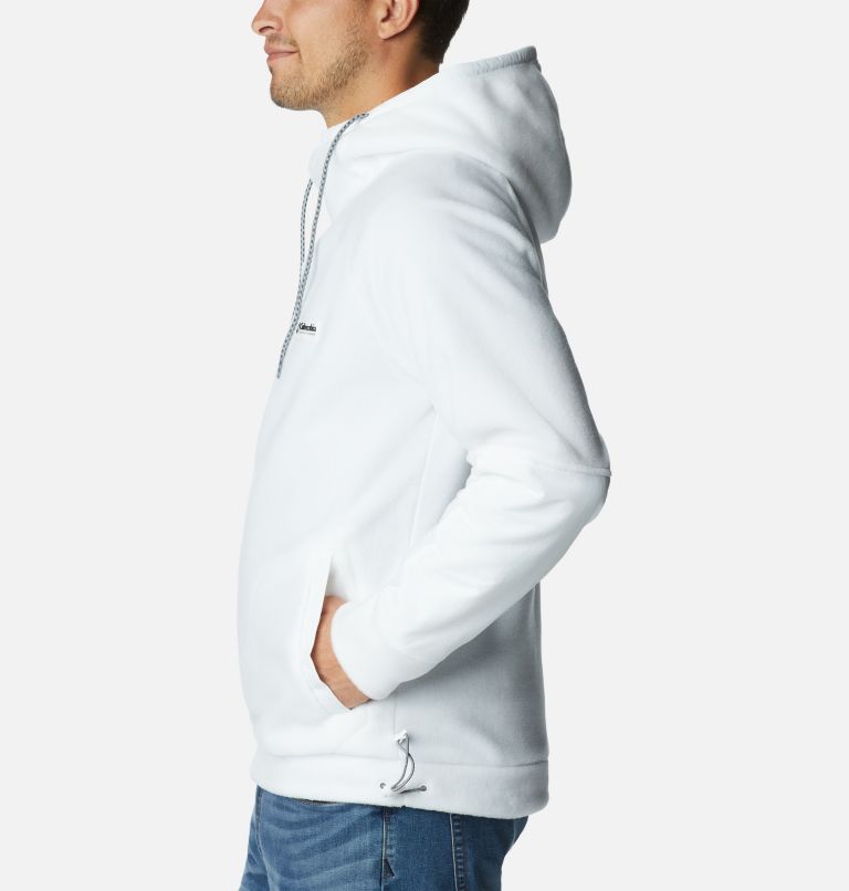 Men's Hunterdon Fleece Hoodie, Color: White, image 3