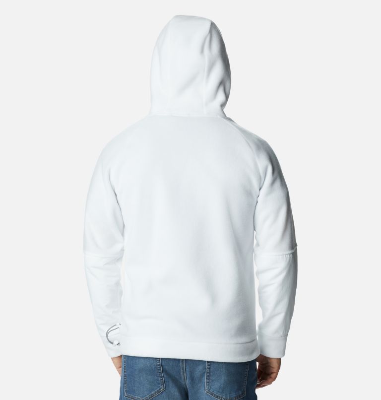 Men's Hunterdon Fleece Hoodie, Color: White, image 2