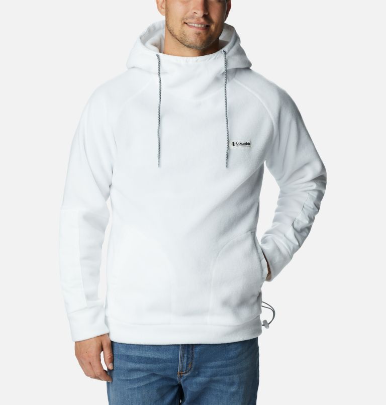 Men's Hunterdon Fleece Hoodie, Color: White, image 1