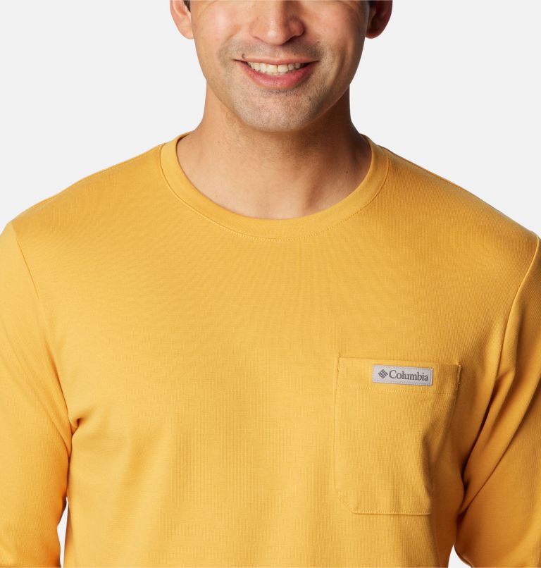 Thumbnail: T-shirt à manches longues Heritage Park Homme, Color: Raw Honey, image 4