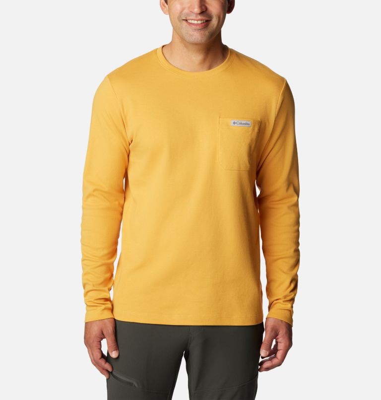 Thumbnail: T-shirt à manches longues Heritage Park Homme, Color: Raw Honey, image 1