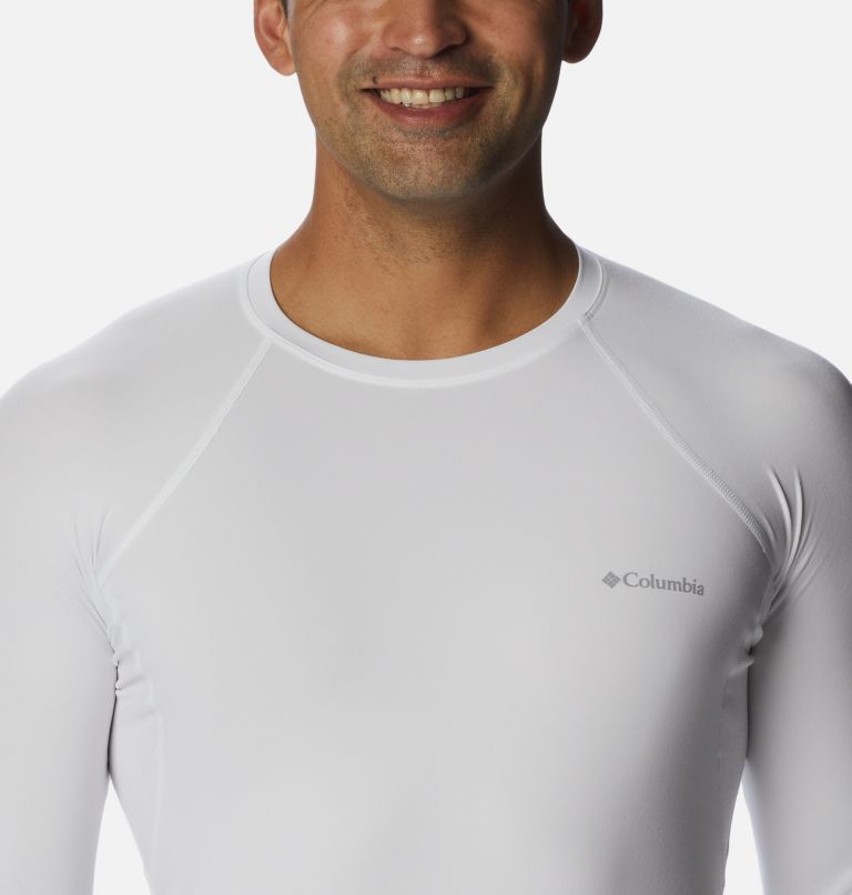 Men's Midweight Baselayer Crew, Color: White, image 4