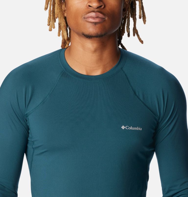 Thumbnail: Men's Midweight Baselayer Crew, Color: Night Wave, image 4