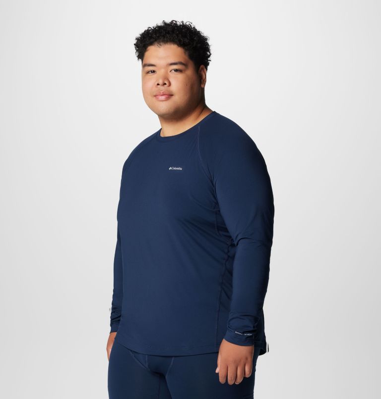 Men's Midweight Baselayer Crew Shirt - Big, Color: Collegiate Navy, image 4