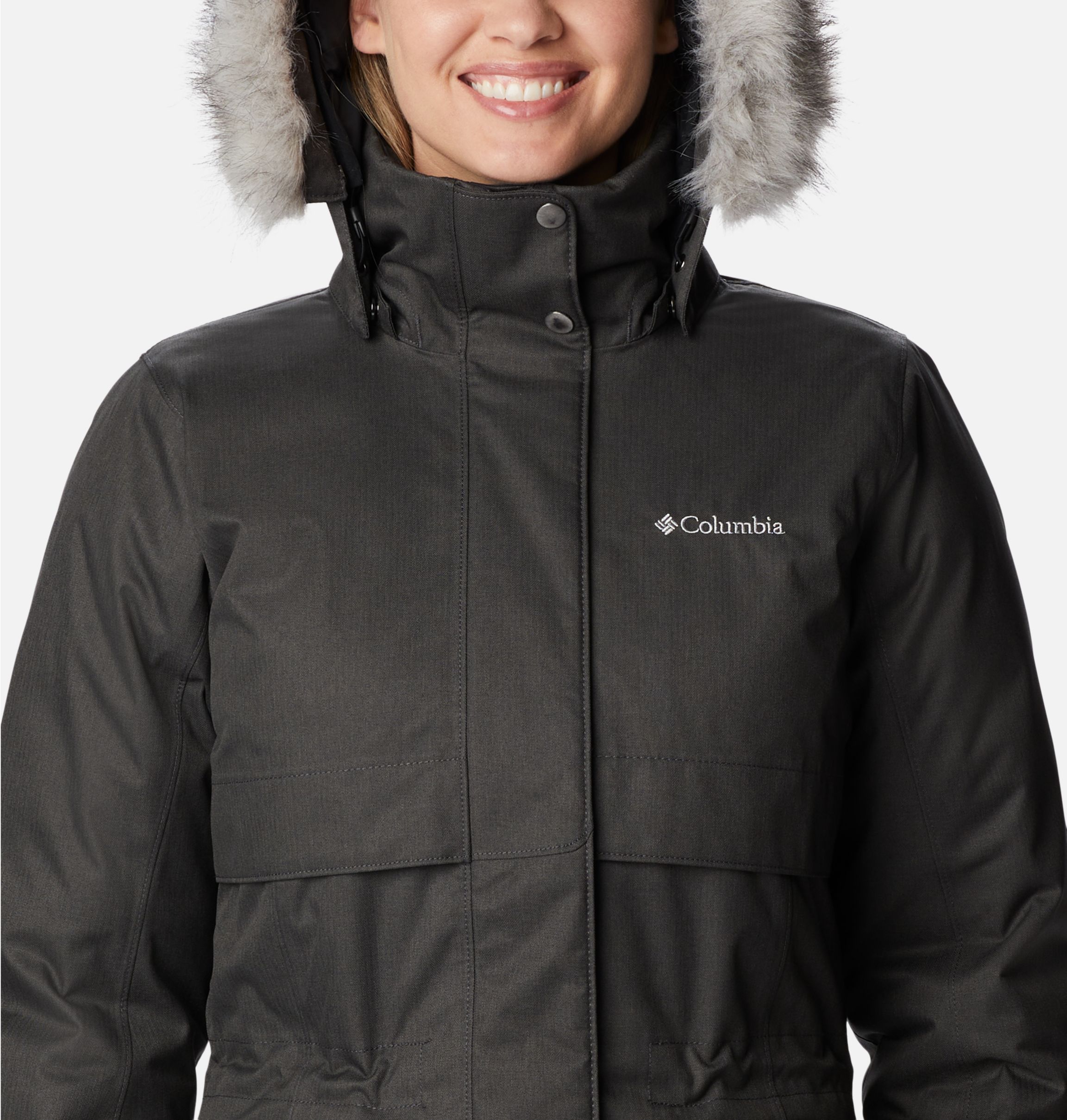 Columbia women's apres clearance arson long down jacket