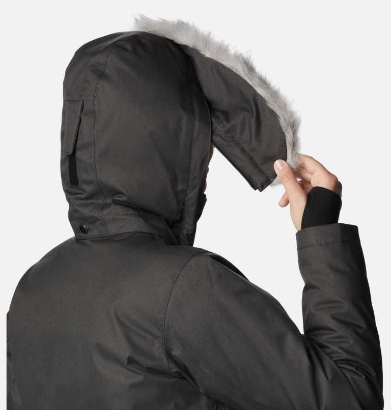 Thumbnail: Women's Apres Arson Winter Long Down Jacket, Color: Black, image 10