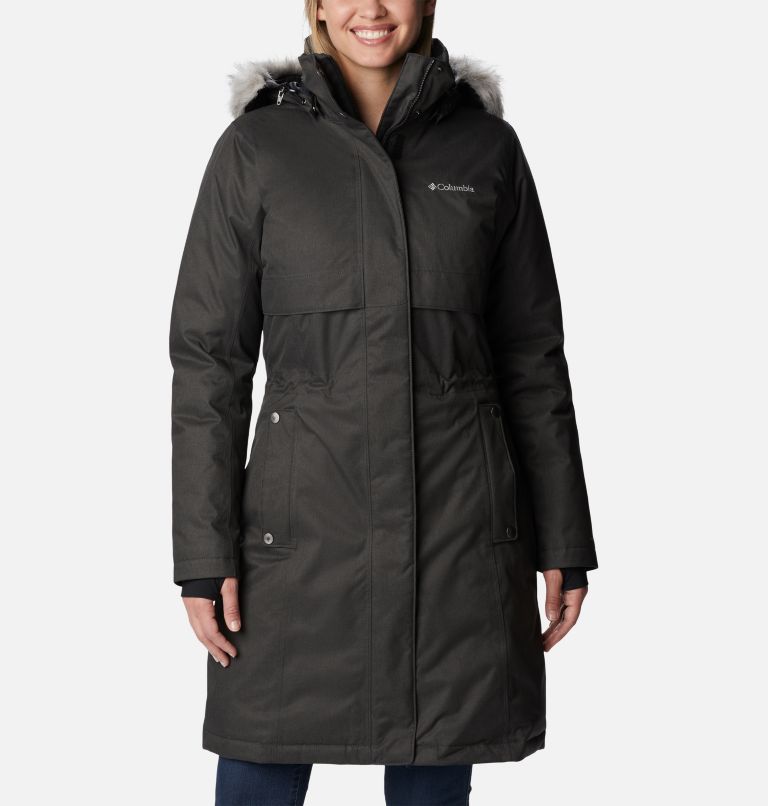 Columbia long down store winter jacket