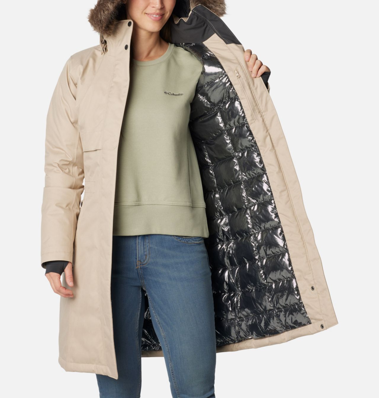 Women's Apres Arson™ Winter Long Down Jacket 5