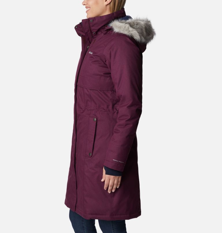 Apres Arson Winter Long Down Jacket | 616 | L, Color: Marionberry, image 3
