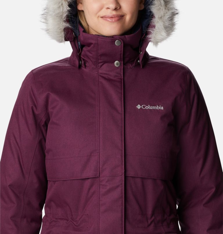 Apres Arson Winter Long Down Jacket | 616 | L, Color: Marionberry, image 4