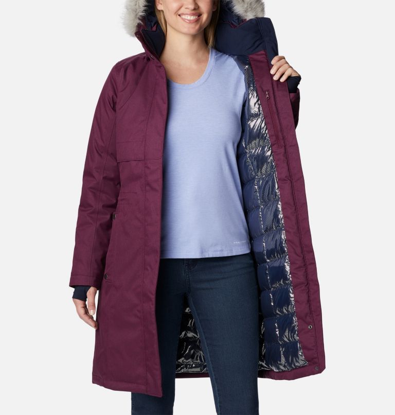 Apres arson long down jacket deals