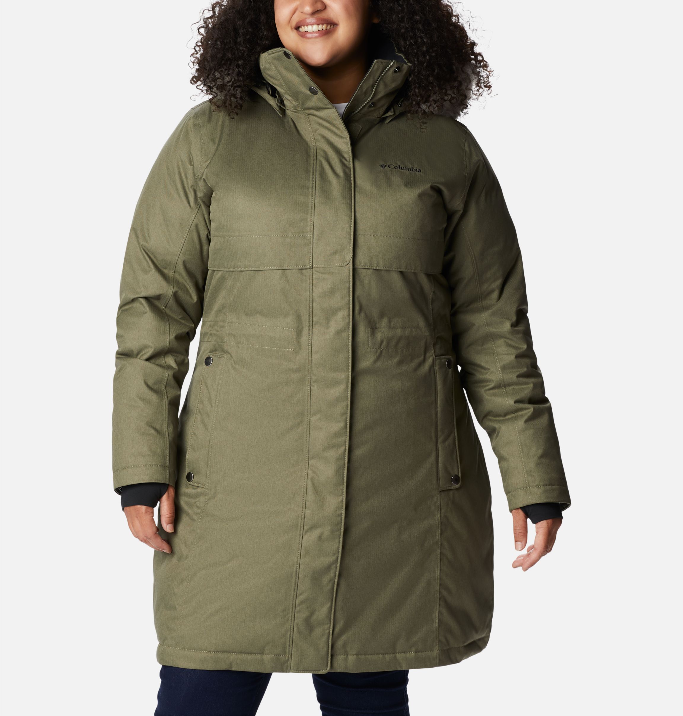 Frostluinai Women Clearance plus size winter coats for women Winter  Personal Woman Lengthened And Thickened Medium Length Down Cotton Jacket  shacket jacket for Fall, Winter 