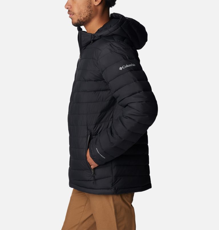 Thumbnail: Men's Slope Edge Hooded Insulated Jacket, Color: Black, image 3