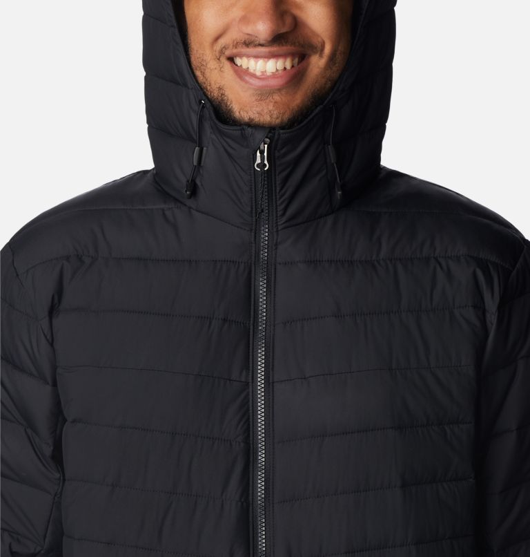 Thumbnail: Men's Slope Edge Hooded Insulated Jacket, Color: Black, image 4