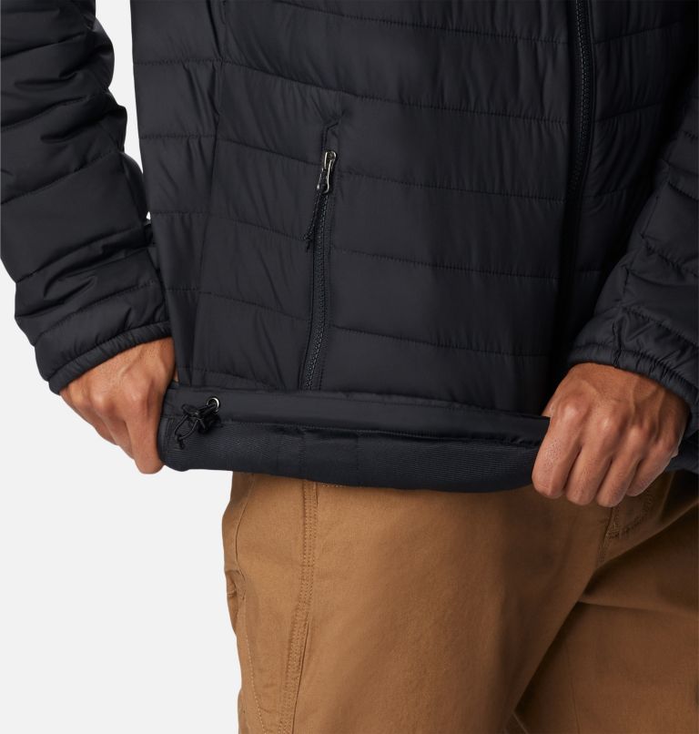 Men's Slope Edge Hooded Insulated Jacket, Color: Black, image 7