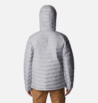 Men's Slope Edge Hooded Insulated Jacket, Color: Columbia Grey