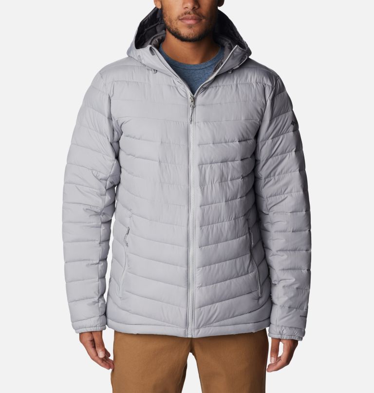 Thumbnail: Men's Slope Edge Hooded Insulated Jacket, Color: Columbia Grey, image 1