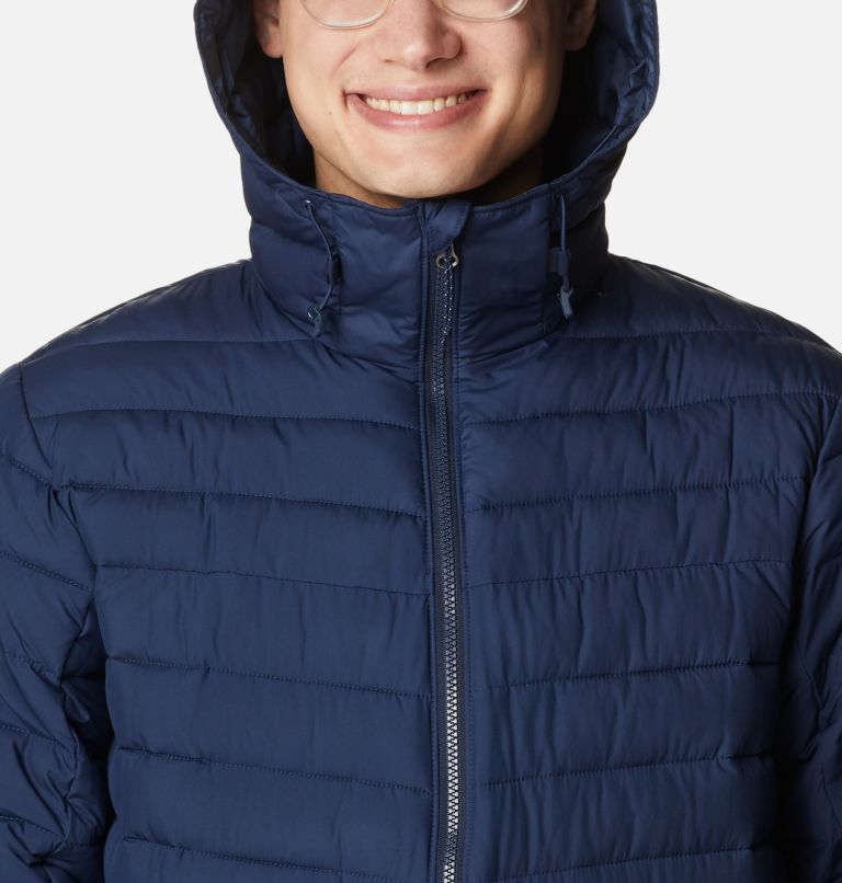 Thumbnail: Men's Slope Edge Hooded Jacket - Tall, Color: Collegiate Navy, image 4