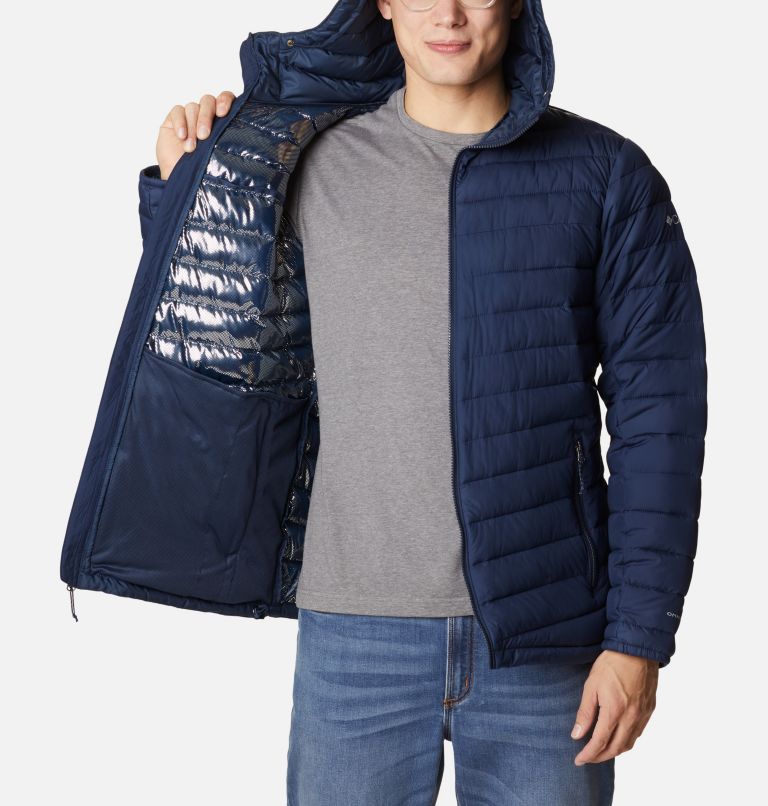 Men's Slope Edge Hooded Jacket - Tall, Color: Collegiate Navy, image 5