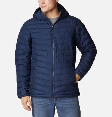 Men's Slope Edge Hooded Insulated Jacket, Color: Collegiate Navy
