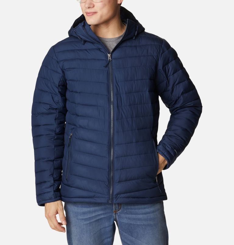 Thumbnail: Men's Slope Edge Hooded Jacket - Tall, Color: Collegiate Navy, image 1