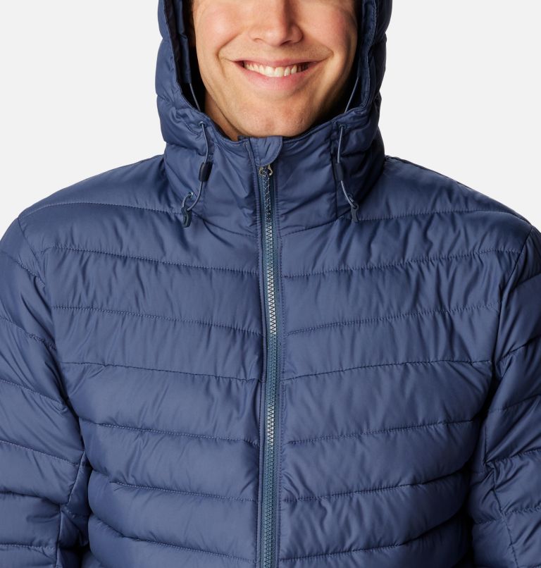 Thumbnail: Men's Slope Edge Hooded Insulated Jacket, Color: Dark Mountain, image 4