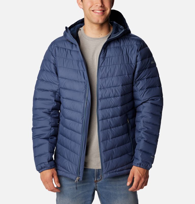 Thumbnail: Men's Slope Edge Hooded Insulated Jacket, Color: Dark Mountain, image 8